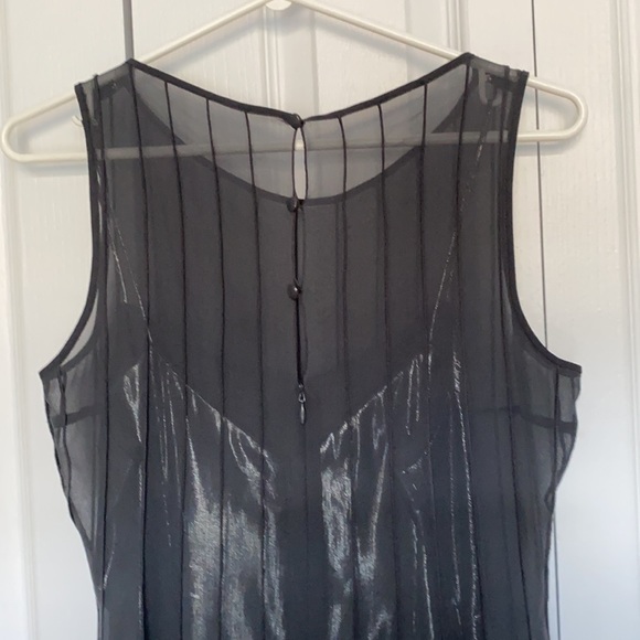 EUC Rickie Freeman for Teri Jon Pewter dress - Picture 9 of 16